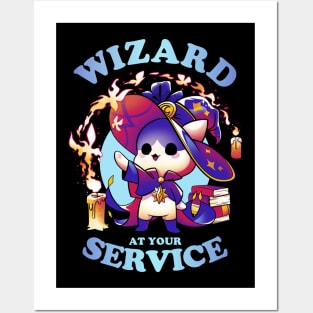 Wizard's Call - cute gamer and geek Posters and Art